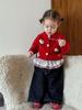 Roupas Infantis Zhe Li Conjunto para Meninas Primavera e Outono 2026 Novo Estiloso Estilo Dopamina Início do Outono Roupas para Bebê Menina