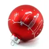 Artesanía de Bola de Navidad de Vidrio Nueva Personalizada Transfronteriza Decoraciones para Árbol de Navidad Adornos para Árbol de Navidad Ambiente Festivo Decoraciones Colgantes