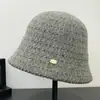 Sombrero de pescador de punto calado para otoño e invierno, sombrero tipo cubo con ala, sombrero para el sol, sombrero lindo estilo coreano que cubre la cara, sombrero tipo cubo versátil para mujer