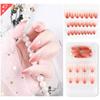 Nuevas Uñas Postizas Manicura Terminada Parches Falsos Uñas Postizas Manicura Portátil Parches para Uñas 24 Piezas Suministro del Fabricante