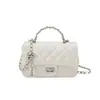 Bolsas para Mujer 2026 Nuevo Estilo Sentido de Alta Gama Bolso Versátil Bolso Cruzado Pequeño de Hombro para Mujer Bolso de Hombro Único de Cuero Suave con Cadena