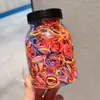 Moderna y de Alta Gama Diademas Desechables para el Cabello Bandas para el Cabello Dopamina Cuerdas Versátiles para el Cabello de Niñas Accesorios para el Cabello de Colores Caramelo para Niños