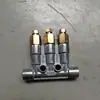 Peças de Máquina de Moldagem por Injeção Cabeça Única Distribuidor de Graxa de Descarga de Óleo Componente de Dosagem