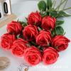 Grande Venda Rosa Concubina Imperial Artificial Seda Flor Artificial Casamento Casamento Decoração de Casa Sentir Buquê Parede de Flores Atacado