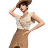 Traje de baño de una pieza estilo francés para mujer, Nuevo modelo Verano 2026, Conservador, Disimula el abdomen, Adelgazante, Moda coreana, Traje de baño de playa de moda