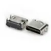 Enchufe Hembra Micro USB Tipo C 6P16P Acero Inoxidable Enchufe Tipo C Hembra Conector de Cola Enchufe de Puerto de Carga