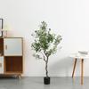 Olivo Artificial Decoración Hogar Oficina Planta Verde Maceta Flor Falsa Planta Simulada Olivo Bonsái