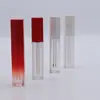 Tubo hexagonal para gloss labial, frasco vazio, alto valor estético, portátil para viagens, fabricante de tubos para gloss labial no atacado, várias especificações de frascos para gloss labial