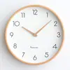 Reloj Estilo Tronco Colgante en la Pared 2025 Nuevo Reloj de Pared de Madera para el Hogar Reloj de Pared Simple Moderno para Sala de Estar Reloj Silencioso