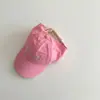 Sombrero de Verano para Niños Qiunan Estilo Nuevo Transpirable con Parte Superior Abierta Protección Solar Macaron Visera Gorra de Béisbol para Bebé