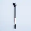 Peine para Cejas de Doble Extremo, Cepillo para Cejas, Pincel de Maquillaje Rizador de Pestañas, Peine Espiral Biselado para Pestañas, Cepillo de Doble Propósito Todo en Uno, Cepillo Portátil para Cejas