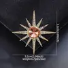Broches de Ropa para Hombres y Mujeres, Aleación con Pedrería, Diseño de Nicho, Pin para Solapa de Traje, Accesorio Antiexposición, Aleación de Zinc
