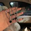 ¡Un Imprescindible para las Chicas Calientes! ¡Versátil y con estilo! Collar Negro con Forma de Corazón, Elegante Cadena para Clavícula de Socialité, Cadena de Cuello de Alta Gama para Mujer, Moderno
