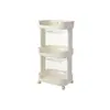 Carrito de almacenamiento móvil de múltiples capas para uso doméstico en sala de estar, dormitorio, cocina, con cajones, para bocadillos y juguetes, con ruedas y estantes