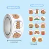 500 adesivos de recompensa de capivara, adesivos decorativos transfronteiriços para geladeiras, carros, copos de água e materiais de scrapbooking, atacado