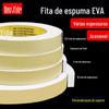 Benyida Fita Adesiva de Espuma Eva Branca de Face Simples 3 5mm de Espessura Fita Adesiva Fita de Espuma Esponjosa Fita Anti-Colisão Absorvente de Choque