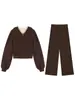 Cardigan de Punto Gofrado para Mujer, Sudadera con Cremallera Completa, Ropa Exterior Casual Retro Relajada para Otoño e Invierno, Listo para Enviar