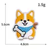 Patches Bordados Originais de Animais de Desenho Animado para Computador para Roupas, Sapatos, Bolsas e Reparos de Furos DIY