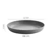 Plato de Paja de Trigo Amazon Transfronterizo Plato de Hotel Plato para Frutas Plato de Ensalada para el Hogar Plato para Bistec Plato de Cena de Plástico
