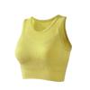 Sujetador Deportivo Push-Up a Prueba de Golpes con Almohadilla Fija Integrada en el Pecho para Mujer, Diseño Delgado Ahuecado, Espalda Hermosa, Adecuado para Ropa Exterior, Sujetador para Fitness y Correr