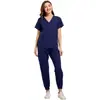 Bordado Personalizado para Uniformes de Trabalho Tecido Poliéster-Elastano Impressão Uniformes de Enfermagem Hospital Geral Roupas para Lavar à Mão Efeito de Pequena Tiragem Desenhos