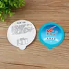 Película Selladora Desechable de Papel de Aluminio de PP Película Termoencogible Película en Rollo Personalizada Fácil de Rasgar Sellado por Inducción Sensible a la Presión para Té de Burbujas Junta de Papel de Aluminio