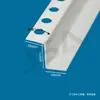 En Stock Perfil de Techo de Pladur Perfil de Esquina Decorativo en Forma de Z de PVC Tira de Borde de Plástico 2.4m