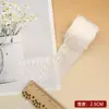 Nuevo material de encaje de algodón bordado de 2.5 cm para ropa hecha a mano DIY, borde de falda calado, accesorios para textiles del hogar