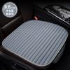 Cojín de Asiento de Coche de Tres Piezas de Raya Horizontal Transfronteriza Pequeño Cubierta de Asiento Individual Sin Ataduras Suministros para el Interior Cojín de Asiento sin Respaldo Cojín para las Cuatro Estaciones