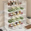 Estante Multicapa para Especias y Tazas de Encimera de Cocina, Organizador de Escritorio, Estante para Snacks de Mesa de Comedor, Portavasos para Sala de Estar