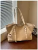 Bolso Retro de Gran Capacidad para Mujer Bolso de Viaje 2026 Nuevo Simple Otoño/Invierno Bolso Tote Estampado de Leopardo Bolso de Hombro Único
