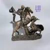Adornos de Cobre de Personajes Europeos Antiguos Matadores de Dragones, Caballeros y Caballería, Estatuas Viejas de Bronce, Muebles y Decoraciones para el Hogar y la Oficina