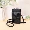 Bolsa Transfronteriza para Teléfono Móvil para Mujer, Bolso Cruzado, Bolso de Mano Mini Estilo Nuevo con Patrón de Piedra, Estuche para Teléfono de Diseño de Nicho de Moda, Cruzado