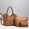 2025 Nuevo Bolso de Tres Piezas de Moda para Mujer Bolso de Hombro de Lujo Accesible de Nicho Bolso Tote Grande de Alta Gama para Madre Bolsos