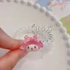 Brillo Fino Estrella Ojo Sanrio Cordón de Teléfono Goma para el Cabello Kt Gato Lindo Dulce Femenino Corazón Dibujo Animado Tocado Goma para el Cabello