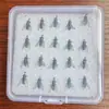 Anzuelo de Mosca Biónico Señuelo de Pesca Señuelo Blando Anzuelo de Mosca Anzuelo para Mosquitos Anzuelo de Mosca para Pescar Corégono, Peces de Rayas Blancas y Peces de Cabeza Superior, Micro Señuelo en Caja