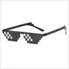 Gafas de Sol Creativas de Mosaico, Gafas Divertidas para Fiesta, Animación Bidimensional, Venta al por Mayor de Dropshipping Transfronterizo