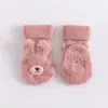 Calcetines de Rizo para Niños, Calcetines Gruesos de Invierno para el Hogar, Calcetines para Bebé Antideslizantes con Puntos, Calcetines Tipo Zapato Cálidos Clase A para Niños Pequeños