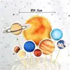 Decorações de Bolo de Aniversário de Astronauta para Meninos e Crianças, Enfeites Decorativos de Bolo Espacial de Nave Espacial