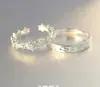 Anéis de Casal Myosotis, Design Exclusivo, Presente de Dia dos Namorados de Alto Padrão para Namorada, Anel para Dedo Indicador, Anéis de Par para Melhor Amigo