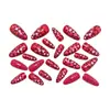 Manicure Vermelho Vinho Mais Vendida no Dia dos Namorados Transfronteiriça, Adesivos de Unhas Postiças Formato Amêndoa com Design de Coração em Relevo, Pontas de Unha Usáveis