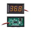 Display LED de 0,56 polegadas, Três Dígitos, Fio Duplo, Alta Precisão, Cabeça Voltimétrica de Alta Tensão DC 5-120V DC