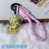 Cadena para Teléfono Móvil de Oro Puro 999 My Little Pony Regalo para Amigos Lanyard para Bolsa Llavero Dorado Colgante para Teléfono Móvil Hecho a Mano