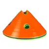 Discos Marcadores Impermeables para Fútbol y Baloncesto, Discos Marcadores Huecos para Obstáculos, Conos Marcadores de Equipo de Entrenamiento de Fútbol, Postes de Señalización de Bloqueo