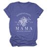 Playera casual europea y americana homeschool pr 22 6 mamá transfronteriza verano cuello redondo manga corta top para mujer
