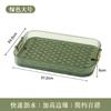 A5L Bandeja para Té Bandeja Entrada-lujo Hogar Pequeña Bandeja de Drenaje Bandeja de Té Sala de Estar Mesa de Café Taza de Té Taza de Agua Rectangular Agua