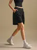 Shorts femininos lulu 26222 shorts casuais de verão soltos emagrecedores calças pantalona de corte A versátil para o dia a dia