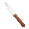 Faca Doméstica Simples, Faca para Bife de Aço Inoxidável com Cabo de Madeira, Faca para Costeleta de Porco, Louça, Ferramentas para Comida Ocidental