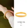 Pulseira Ruyi de Prata Esterlina S925 com Escavação em Filigrana Oca Estilo Antigo Padrão de Nuvem para Mulheres, Novo Estilo Chinês com Sensação de Alto Padrão, Presente para Mãe