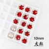 Celebridad de Internet Año Nuevo Joyería para Uñas Copo de Nieve Diamante Punta Diamante Forma Especial Estéreo Versátil Lujo Accesible Accesorios de Cristal para Uñas